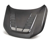2023 - 2026 Honda Civic Type-R TV Style Double Sided Carbon Fiber Hood - Seibon