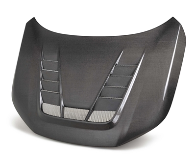 2023 - 2026 Honda Civic Type-R TV Style Double Sided Carbon Fiber Hood - Seibon