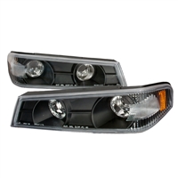 2004 - 2012 Chevy Colorado Corner Lights - Black