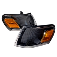 1993 - 1997 Toyota Corolla Corner Lights - Black