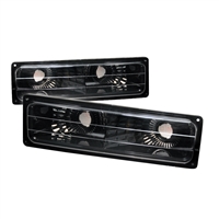 1988 - 1998 Chevy C/K Series Bumper Lights - Black