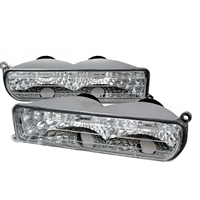 1997 - 1998 Jeep Cherokee Bumper Lights - Chrome