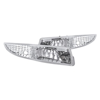 1993 - 1997 Chevy Camaro Front Bumper Lights - Chrome