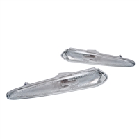 2000 - 2003 Nissan Maxima Rear Bumper Lights - Chrome