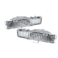 1982 - 1993 Chevy S-10 Bumper Lights - Chrome