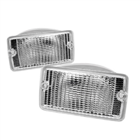 1997 - 2006 Jeep Wrangler Bumper Lights - Chrome