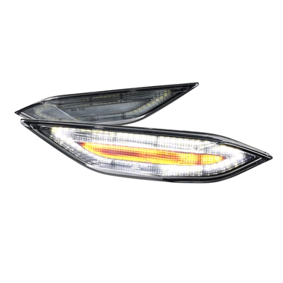 2011 - 2014 Porsche Cayenne LED Side Marker Lights - Chrome