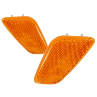 1997 - 2006 Jeep Wrangler Side Marker Lights - Amber