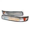 2001 - 2002 Chevy Silverado 3500 LED Bumper Lights - Chrome