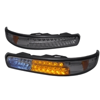 2001 - 2002 Chevy Silverado 3500 LED Bumper Lights - Smoke