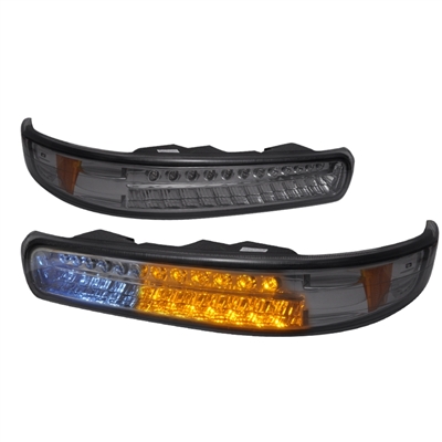 2001 - 2002 Chevy Silverado 3500 LED Bumper Lights - Smoke