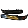 2001 - 2002 Chevy Silverado 3500 LED Bumper Lights - Smoke