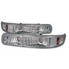 2001 - 2002 Chevy Silverado 3500 Bumper Lights - Chrome