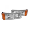 2003 - 2007 Chevy Silverado 3500 Bumper Lights - Chrome