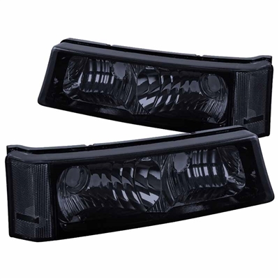 2003 - 2007 Chevy Silverado 3500 Bumper Lights - Smoke