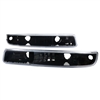 2001 - 2007 GMC Sierra 3500 Bumper Lights - Gloss Black