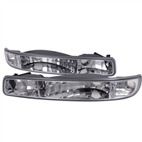 2001 - 2007 GMC Sierra 3500 Bumper Lights - Chrome
