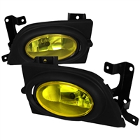 2006 - 2008 Honda Civic 4Dr OEM Style Fog Lights W/Switch - Yellow