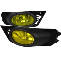 2009 - 2011 Honda Civic 4Dr OEM Style Fog Lights W/Switch - Yellow