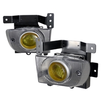 1992 - 1995 Honda Civic 4Dr OEM Style Fog Lights W/Switch - Yellow