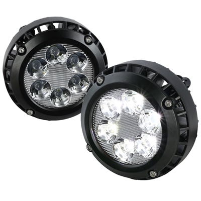 2007 - 2013 Chevy Avalanche LED Fog Lights - Clear