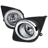 2009 - 2012 Toyota RAV4 OEM Style Fog Lights W/Switch - Chrome