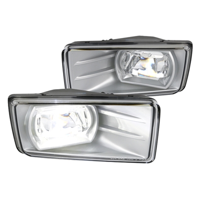 2007 - 2013 Chevy Silverado LED Fog Lights - Chrome