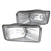2007 - 2014 Chevy Silverado HD LED Fog Lights - Chrome