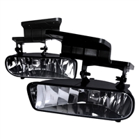 2000 - 2002 Chevy Silverado HD OEM Style Fog Lights W/Switch - Chrome