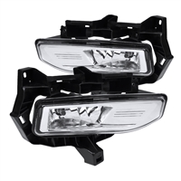 2017 - 2018 Nissan Versa OEM Style Fog Lights W/Switch - Chrome