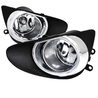 2012 - 2014 Toyota Yaris 3Dr / 5Dr OEM Style Fog Lights W/Switch - Chrome