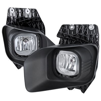 2011 - 2016 Ford F-550 XLT OEM Style Fog Lights W/Switch - Black