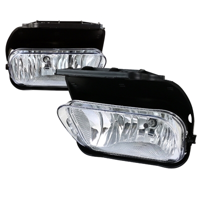 2003 - 2007 Chevy Silverado 3500 OEM Style Fog Lights W/Switch - Chrome