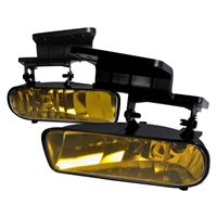 2001 - 2002 Chevy Silverado 3500 OEM Style Fog Lights W/Switch - Yellow