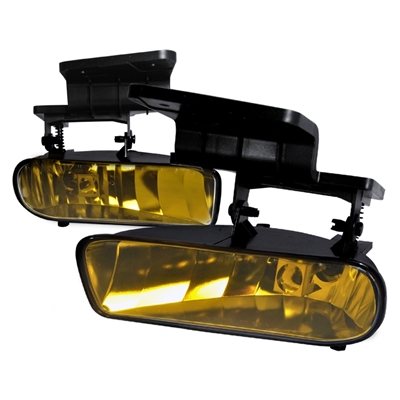 2001 - 2002 Chevy Silverado 3500 OEM Style Fog Lights W/Switch - Yellow
