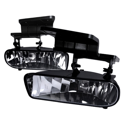 2001 - 2002 Chevy Silverado 3500 OEM Style Fog Lights W/Switch - Chrome