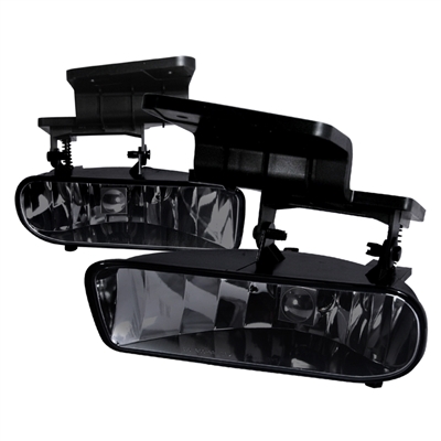 2001 - 2002 Chevy Silverado 3500 OEM Style Fog Lights W/Switch - Smoke