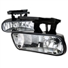 2001 - 2002 GMC Sierra 3500 OEM Style Fog Lights - Chrome