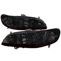 1998 - 2002 Honda Accord Crystal Headlights - Smoke