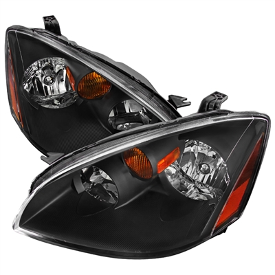 2002 - 2004 Nissan Altima Euro Style Headlights - Black