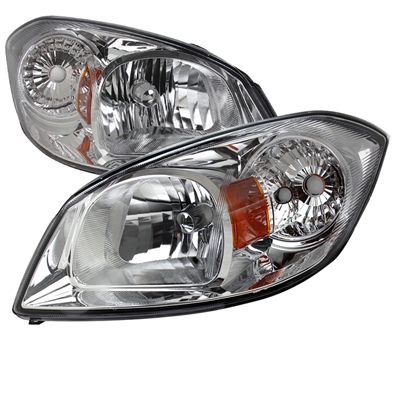 2005 - 2010 Chevy Cobalt Euro Style Headlights - Chrome