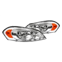 2006 - 2013 Chevy Impala Euro Style Headlights - Chrome