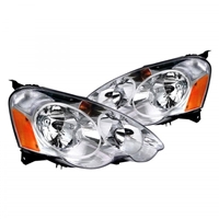 2002 - 2004 Acura RSX Euro Style Headlights - Chrome