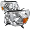 2005 - 2011 Toyota Tacoma Crystal Headlights - Chrome