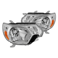 2012 - 2015 Toyota Tacoma Crystal Headlights - Chrome