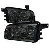 2006 - 2010 Dodge Charger Euro Style Headlights - Smoke