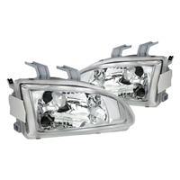 1992 - 1995 Honda Civic Crystal Headlights - Chrome