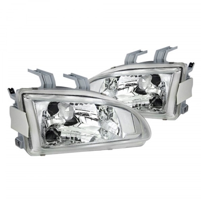 1992 - 1995 Honda Civic Crystal Headlights - Chrome