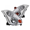 2003 - 2007 Infiniti G35 Coupe OEM Style Headlights - Chrome