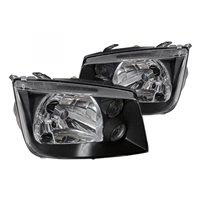 1999 - 2005 Volkswagen Jetta Euro Style Headlights - Black